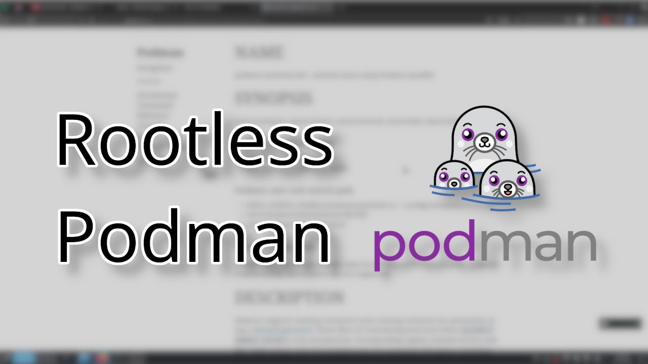 How To: Run Podman Containers without root access (+ Autostart)