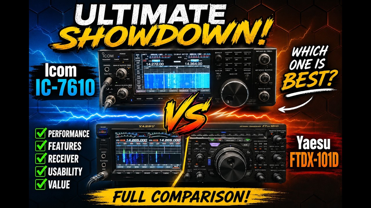Icom 7610 против Yaesu FTDX-101D (Какой оставить?)