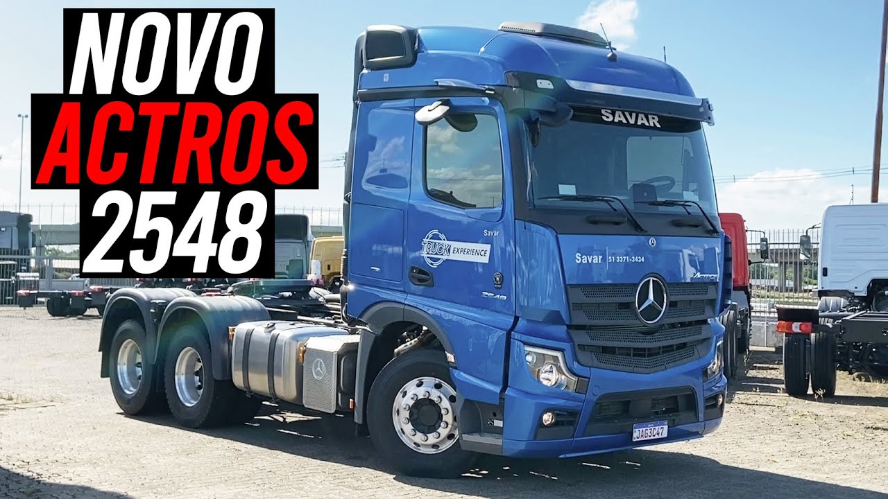 Avaliação | Novo Mercedes-Benz Actros 2548 2020 (SEM RETROVISORES!) | Curiosidade Automotiva®