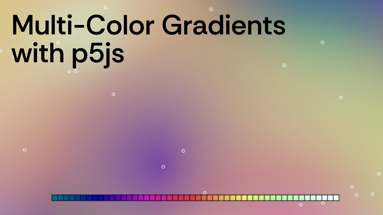 Multi-color gradients with p5.js