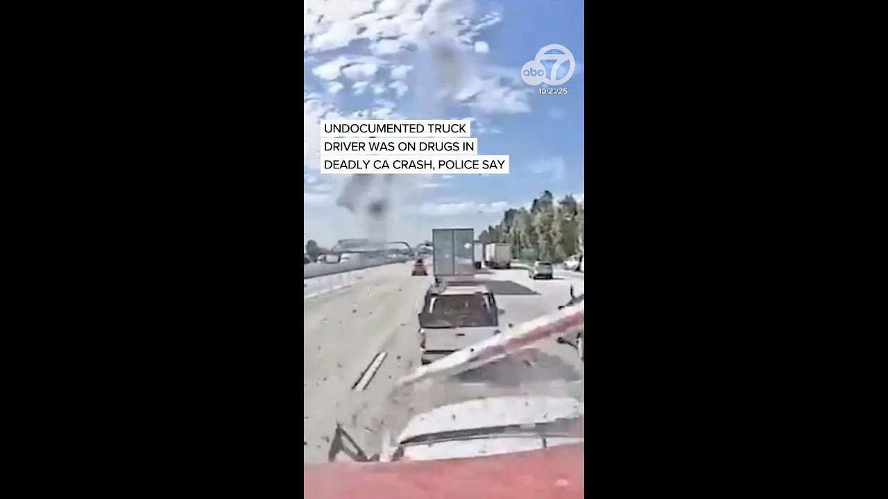 Truck driver in country illegally was under influence of drugs in Calif. crash that killed 3: police