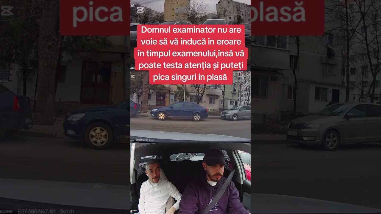 Atenție la unele capcane de pe traseul de examen
