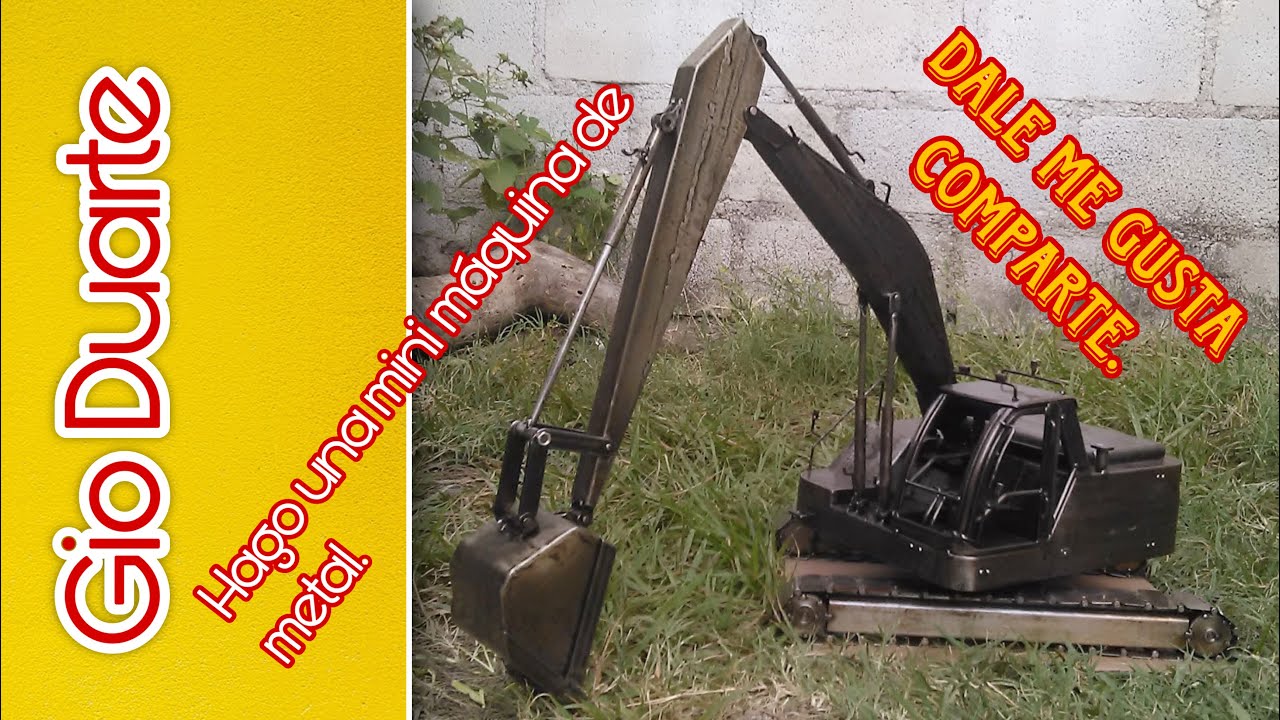 excavadora de metal