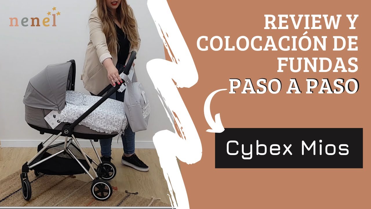 ⭐ Review del capazo CYBEX MIOS | Cómo colocar saco y bolso | Vestiduras personalizadas | Nenel ✨