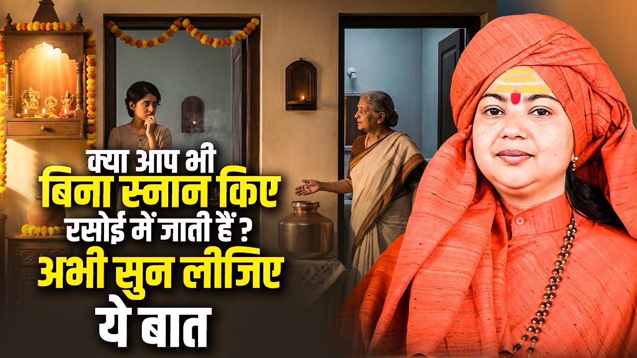 क्या आप भी बिना स्नान किए रसोई में जाती हैं? अभी सुन लीजिए ये बात | Pujy Maa Dhyan Murti |