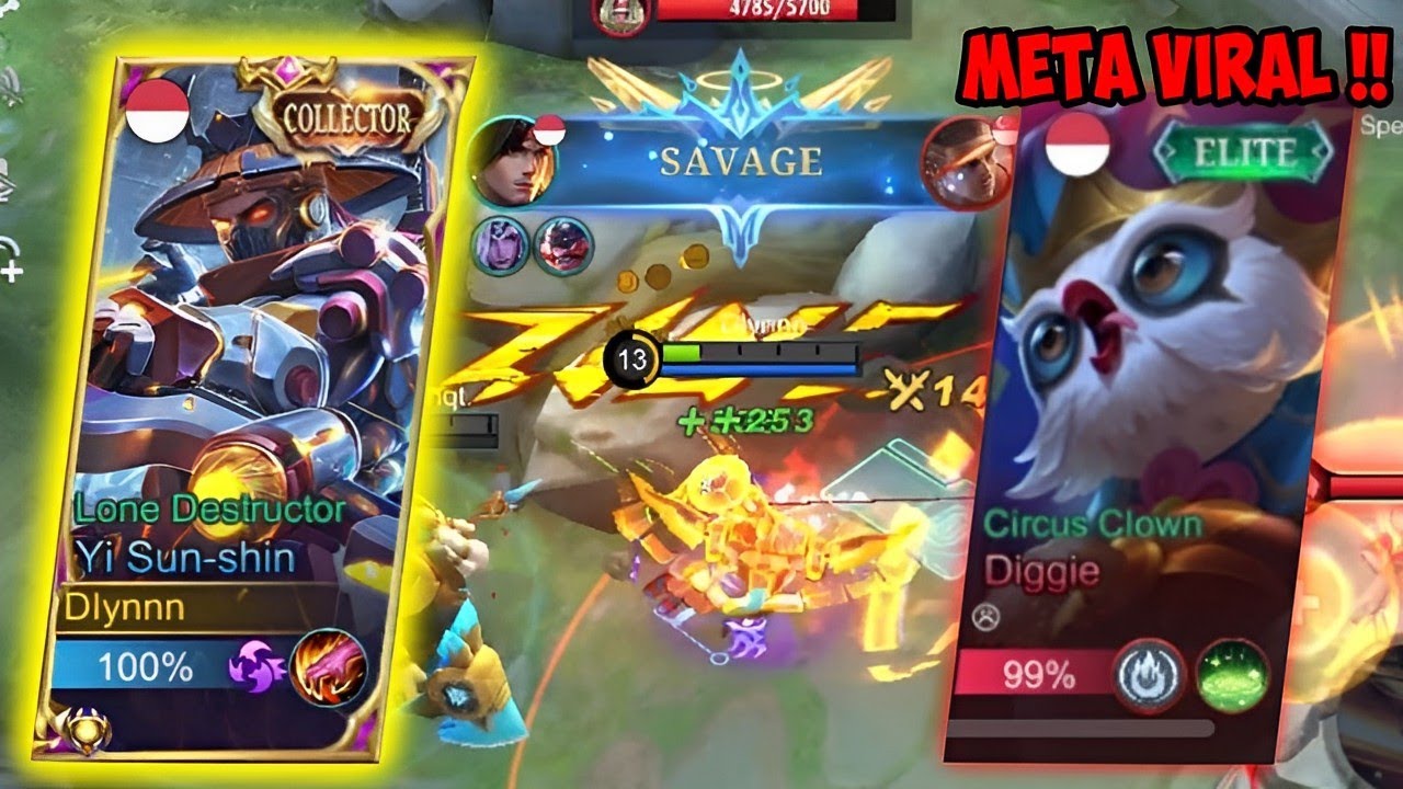 KETEMU META VIRAL? KITA KASIH PAHAM YSS MODE BRUTAL 10 MENIT 2x SAVAGE | TOP GLOBAL YSS - MLBB