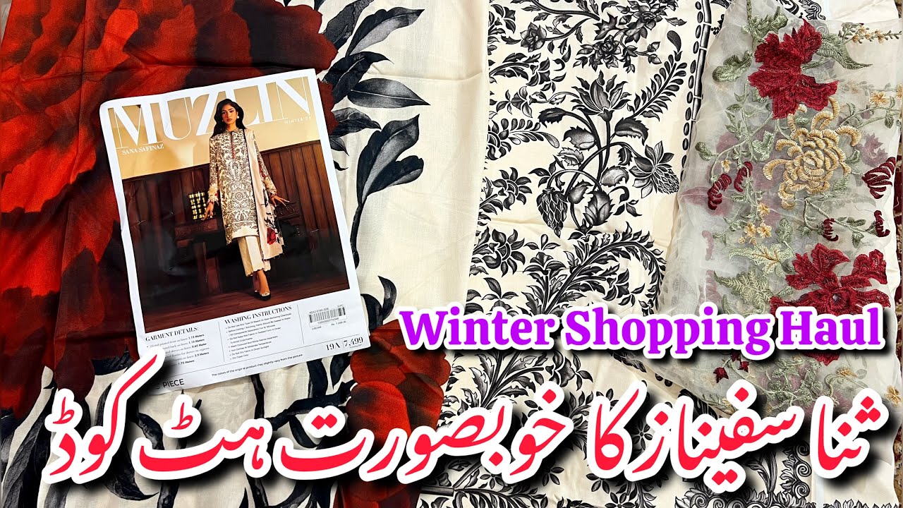 Sana Safinaz Winter Shopping Haul 2024||Hit Code Shopping #sanasafinaz #sale