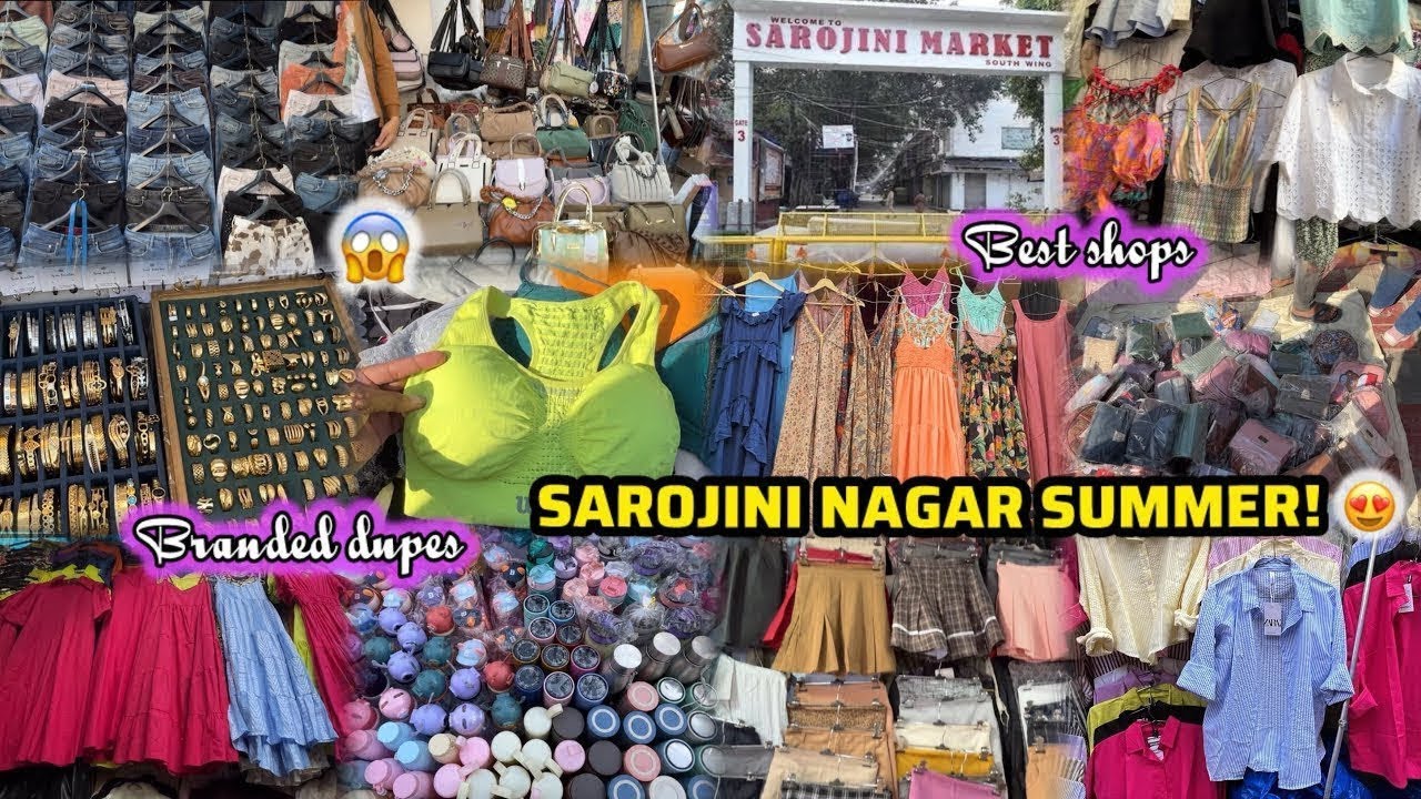 Sarojini Nagar Market delhi | Friday Summer Collection | Latest Collection With Shop no. | Nishu