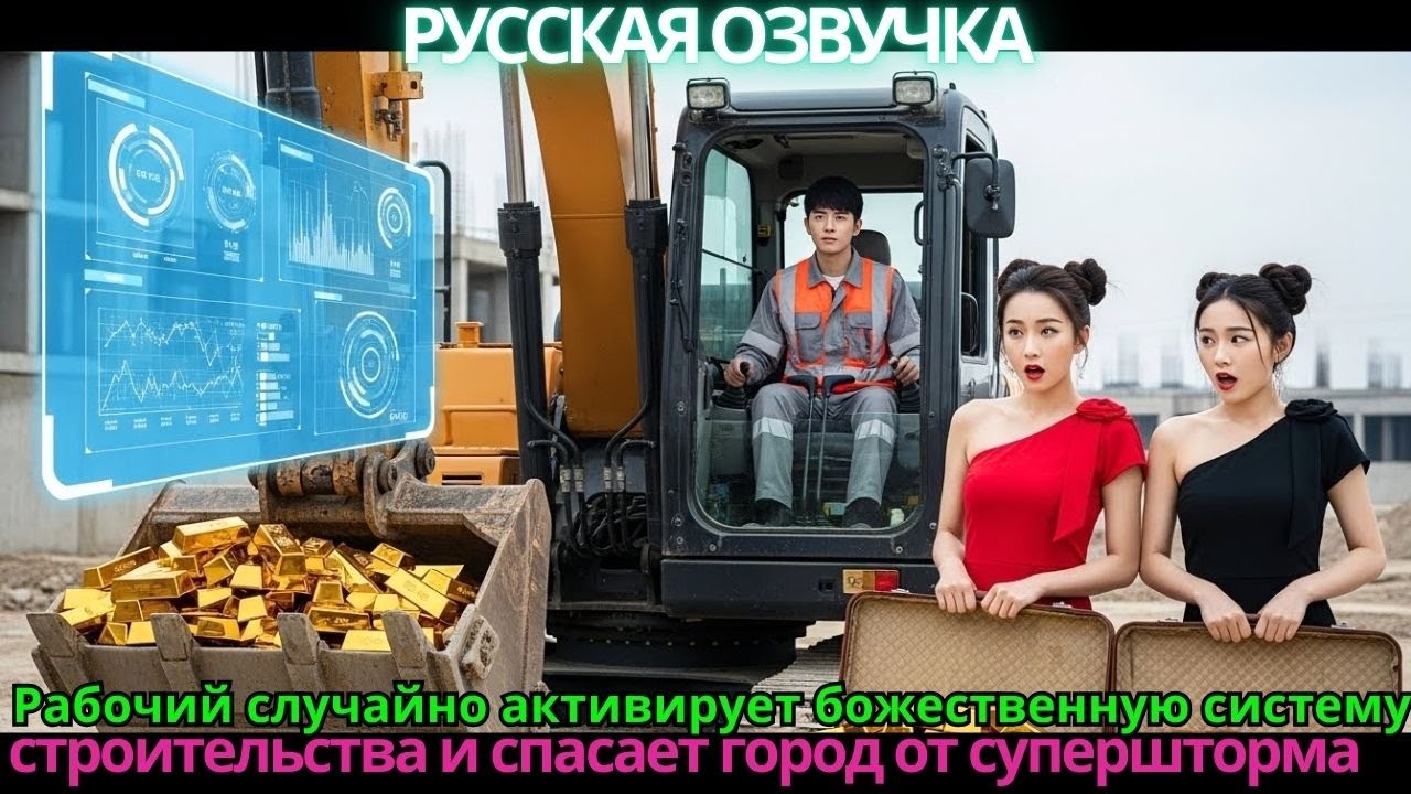 Рабочий случайно активирует божественную систему строительства и спасает город от супершторма
