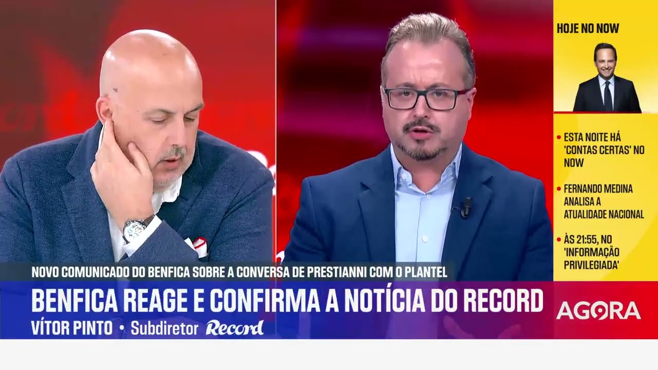 «Onde vai Prestianni, não vão todos os jogadores do Benfica»: Vítor Pinto adapta lema de Amorim