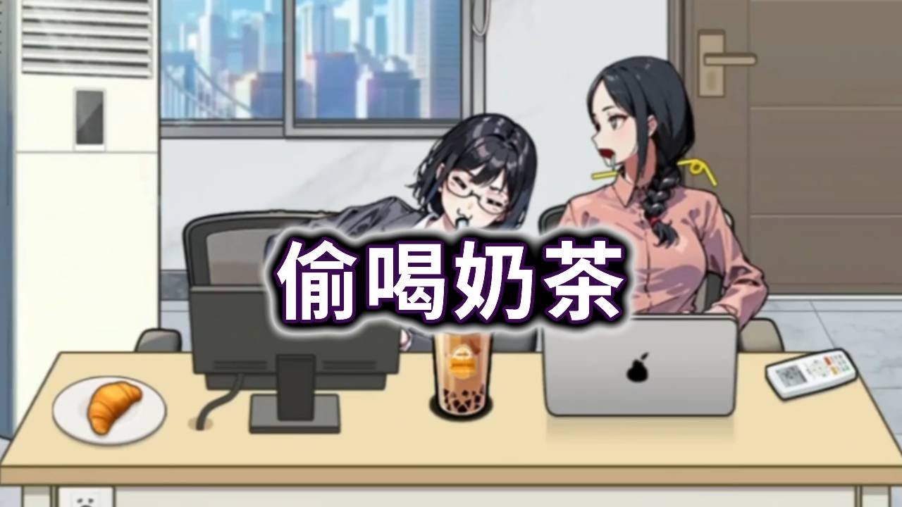 偷偷喝光同事的奶茶 #小游戏 #休闲游戏 #游戏解说 【冰冰玩游戏】