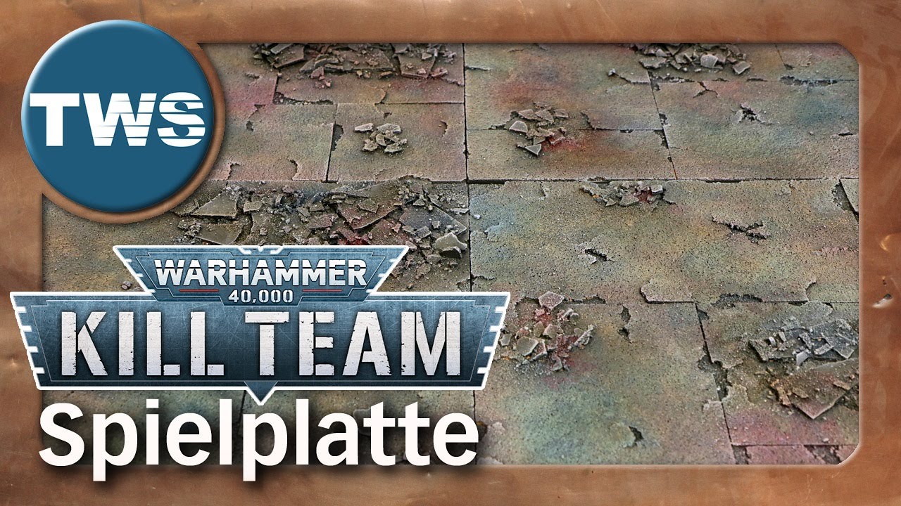 Tutorial: Spielplatte für Kill Team / Makropolsturm (Warhammer 40k, Magnetic Gaming Board, TWS)
