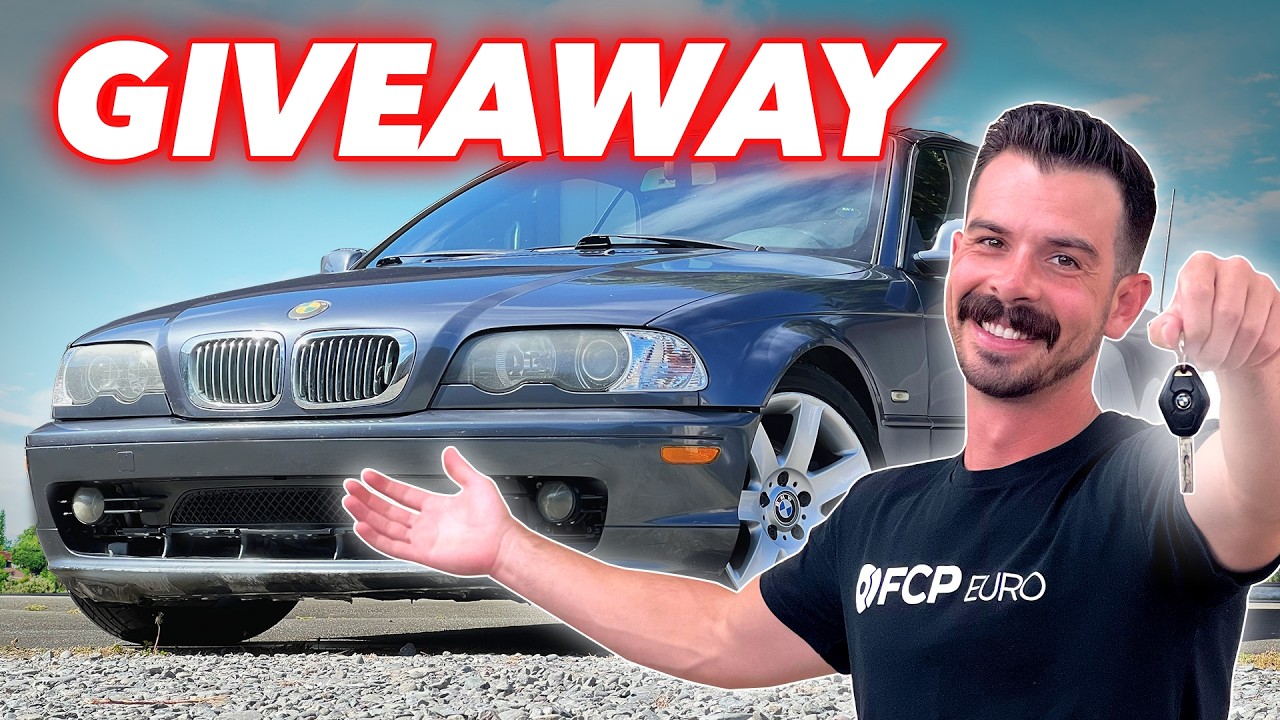 Restoring A BMW & Giving It Away : Oil Leaks, Belts, Pulleys and More!