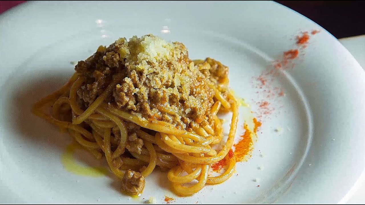 Pici al Ragù di Agnello e Peperoni
