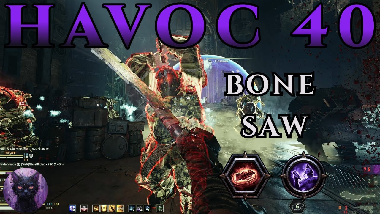 Hive Scum - Bone Saw & Needle Pistol | Havoc 40 Gameplay | Darktide