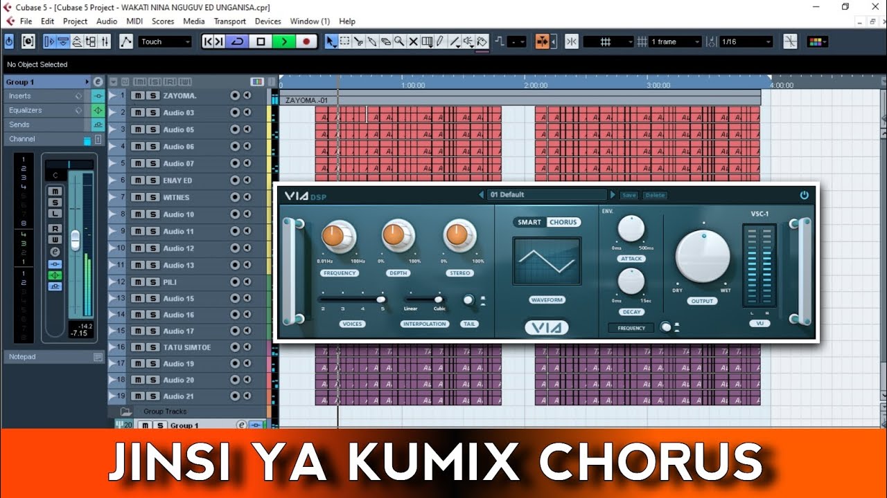 Jinsi ya kumix nyimbo ya kwaya sabato CHORUS || How to Mixing CHORUS gospel MWANZO MWISHO FULL