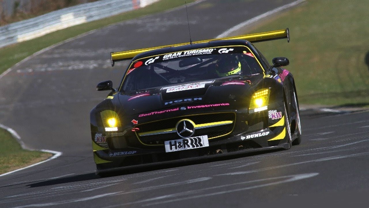 Mercedes SLS AMG GT3 NLS VLN 1. Lauf 2011 N&uuml;rburgring Nordschleife race-media.tv Onboard Motorsport