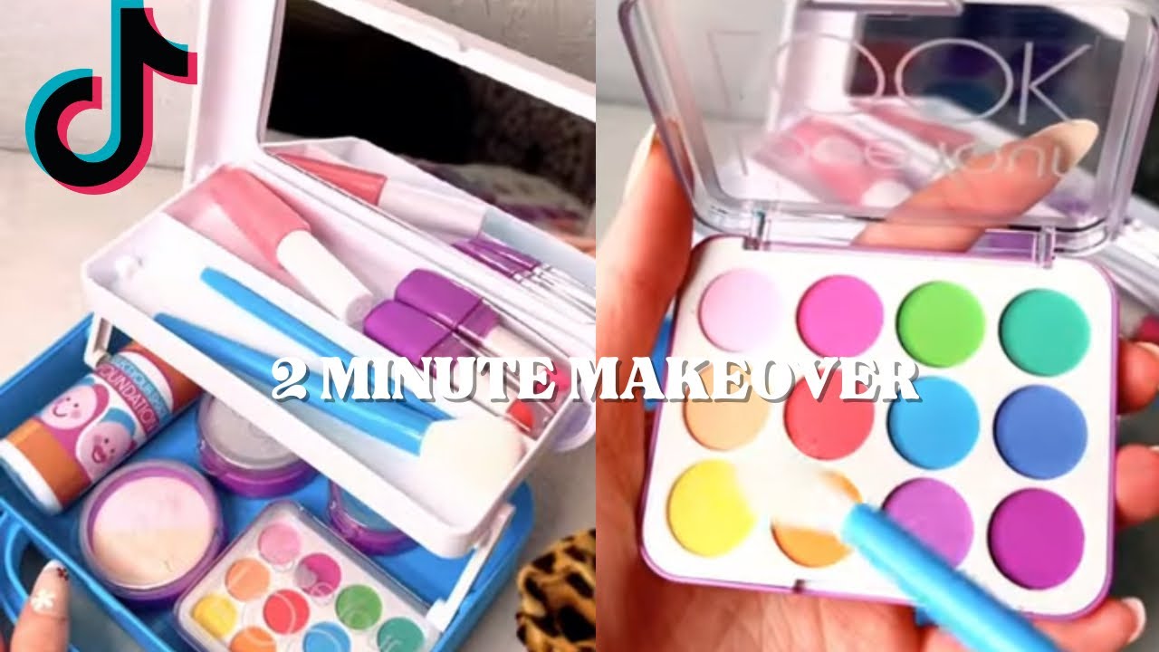 2 minute makeover - Melissa & Doug Makeup Kit Toy Set