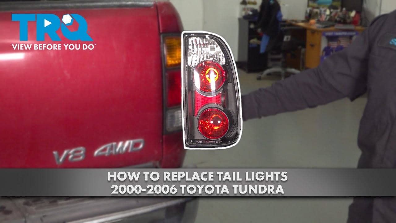 How to Replace Tail Lights 2000-2006 Toyota Tundra