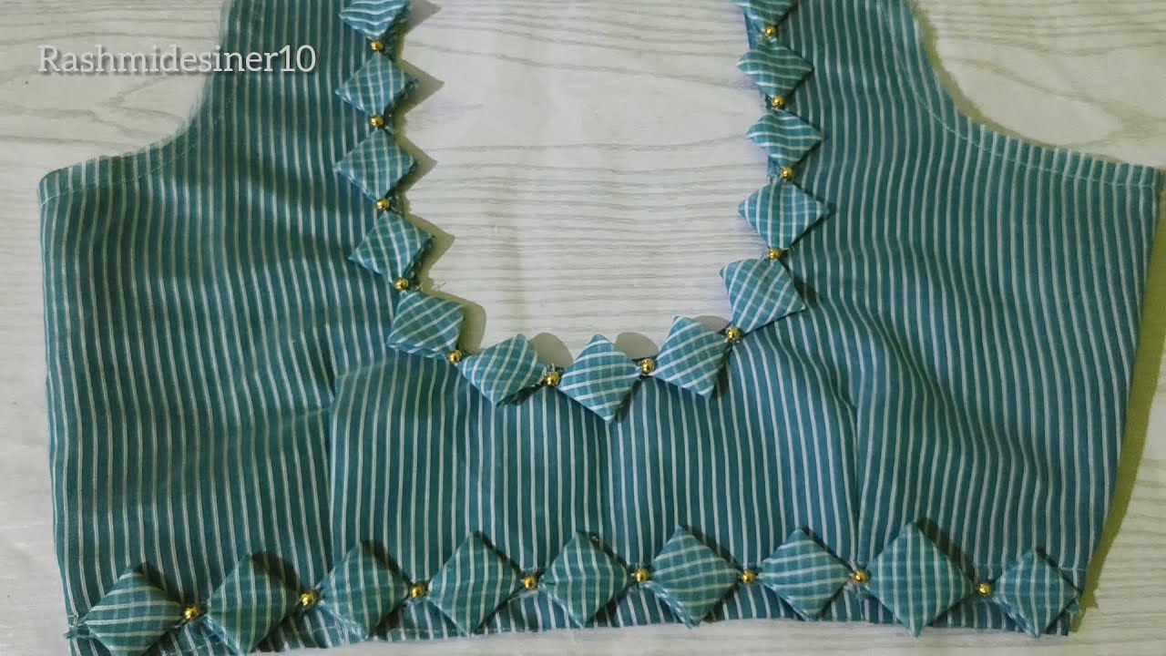 Back neck design cutting and stitching #viralvideo#blackneckdesigning#handmade#simpledesigning