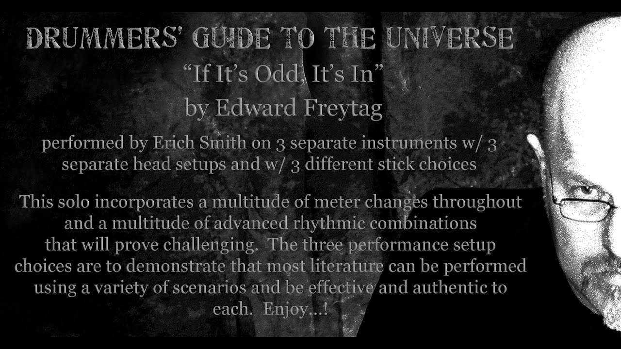 IF IT'S ODD, IT'S IN from the DRUMMERS' GUIDE TO THE UNIVERSE by Edward Freytag