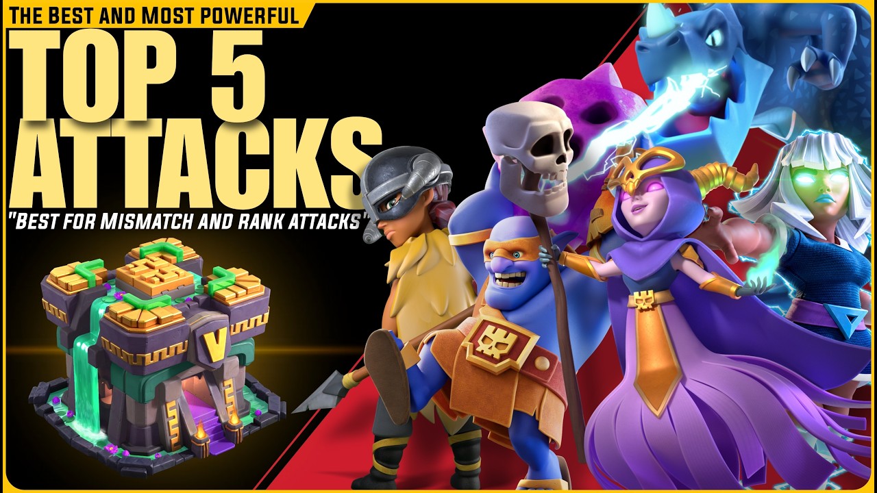 Top 5 Th14 Attack Strategies 2026 | Th14 Best Attack Strategy | Th14 Top 5 Attack
