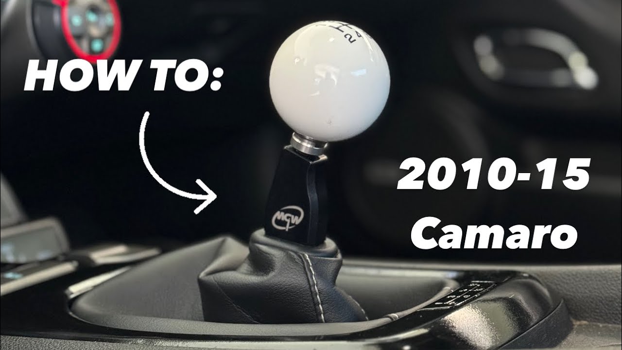 Installing a MGW SHORT THROW SHIFTER on my 2011 Camaro SS