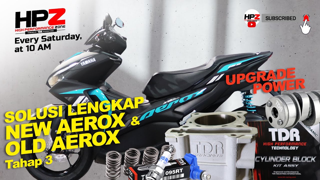 Tahapan Upgrade All new Aerox dan old Aerox | Level 3