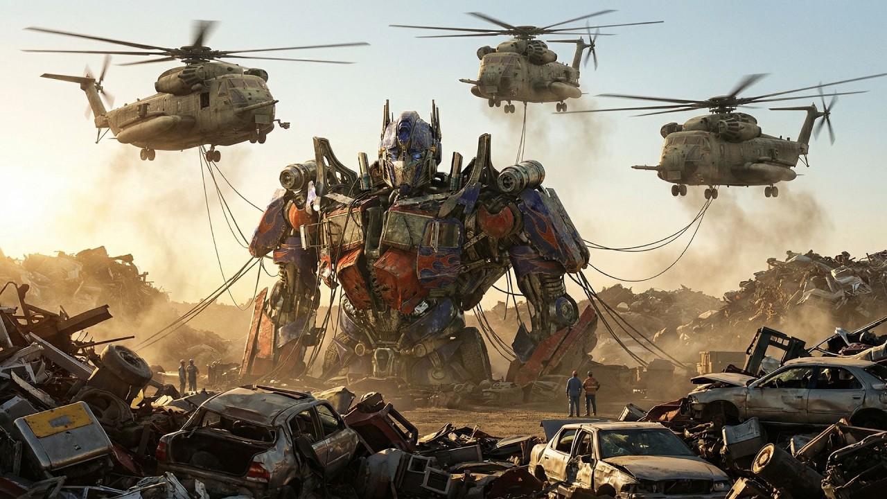 Abandoned & Broken… Restoring a GIANT Optimus Prime From Junkyard | ASMR Restoration