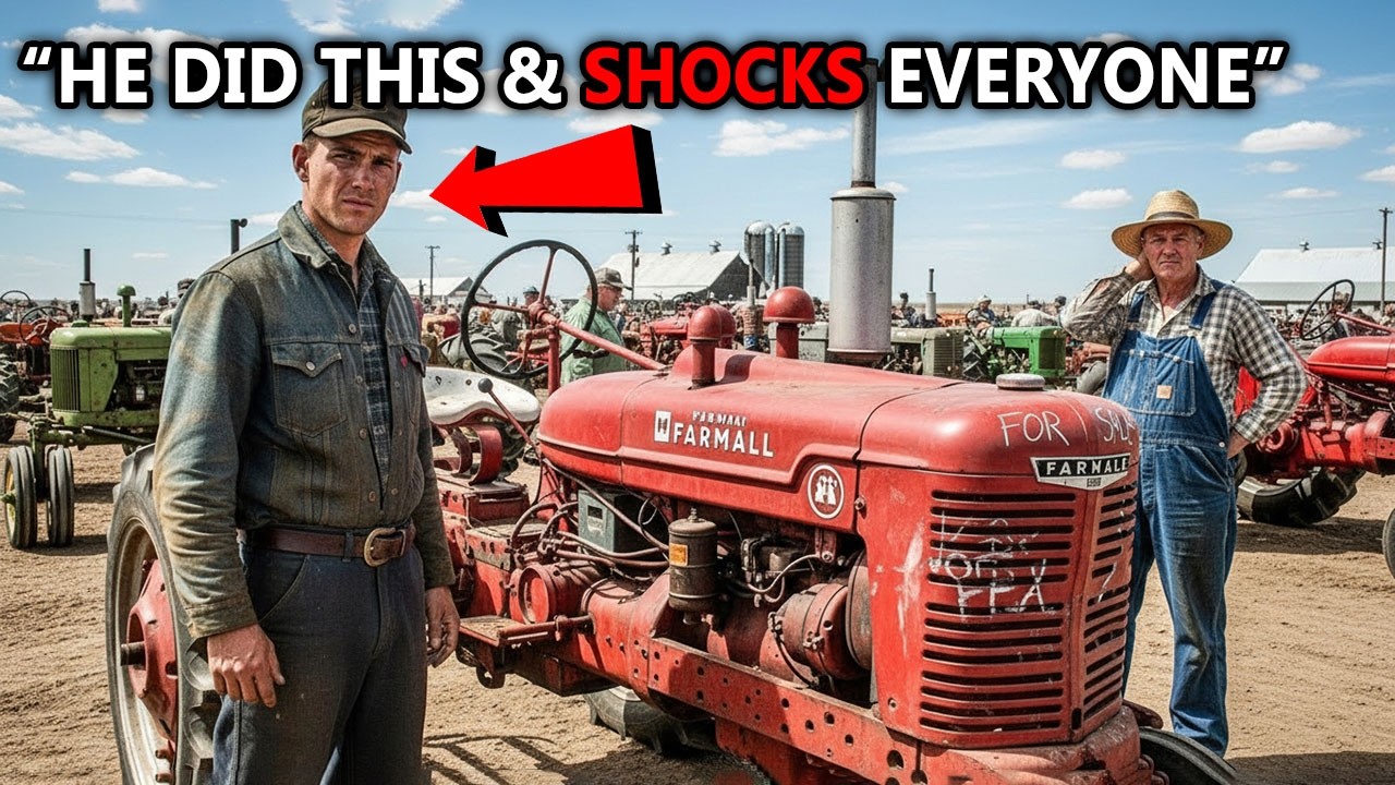 An Old Farmall Rejected at Auction — A Young Farmer Buys It, What Happens Next Stuns Everyone