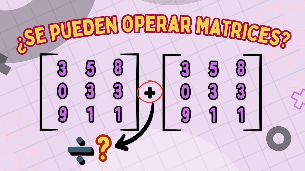 Suma y Resta de MATRICES: ¡No cometas este ERROR!