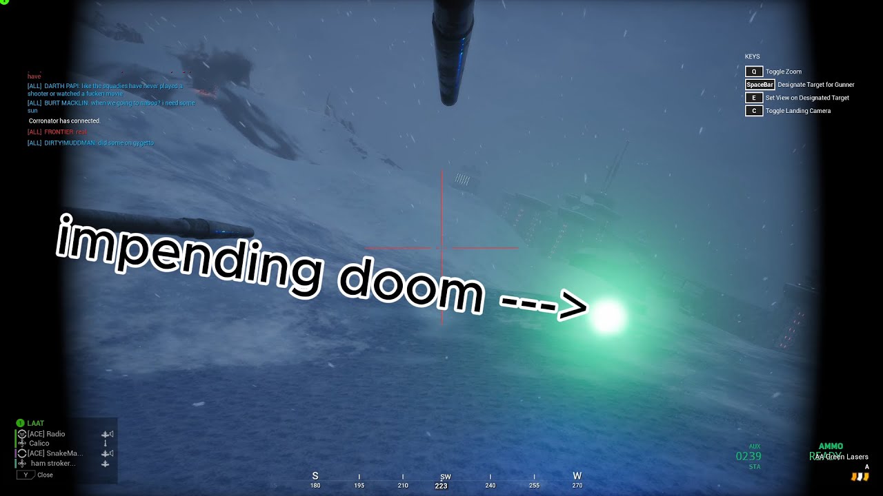 Idiot Learns How To Fly in Squad's Galactic Contention Mod