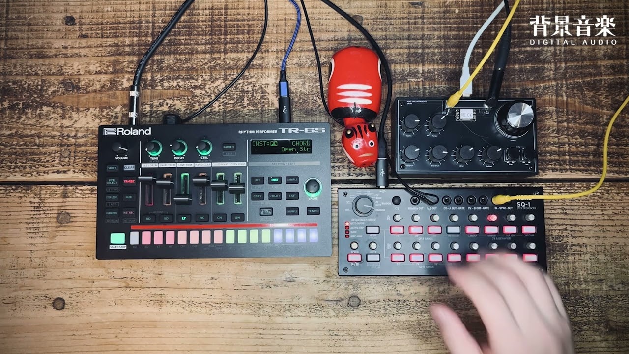 Roland TR-6S, Home Bake Instruments DRUMS, KORG SQ-1