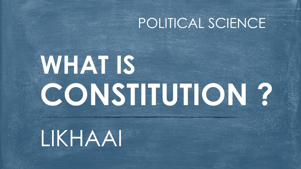 Polity Lecture (IAS) : What Is A Constitution And Its Amendment? || Likhaai || Vaibhav Garg