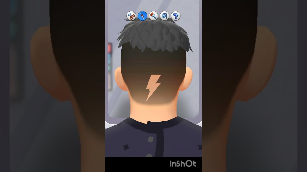 Hair cutting game play #shorts #viral #trending #game #like #subscribe