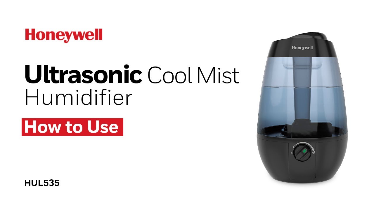 Honeywell Ultrasonic Cool Mist Humidifier HUL535 - How to Use