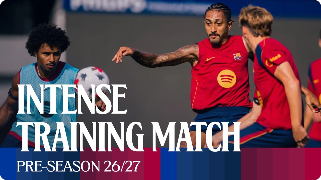 💥 WHEN TRAINING FEELS LIKE A FINAL 💥| FC Barcelona Preseason 🔵🔴