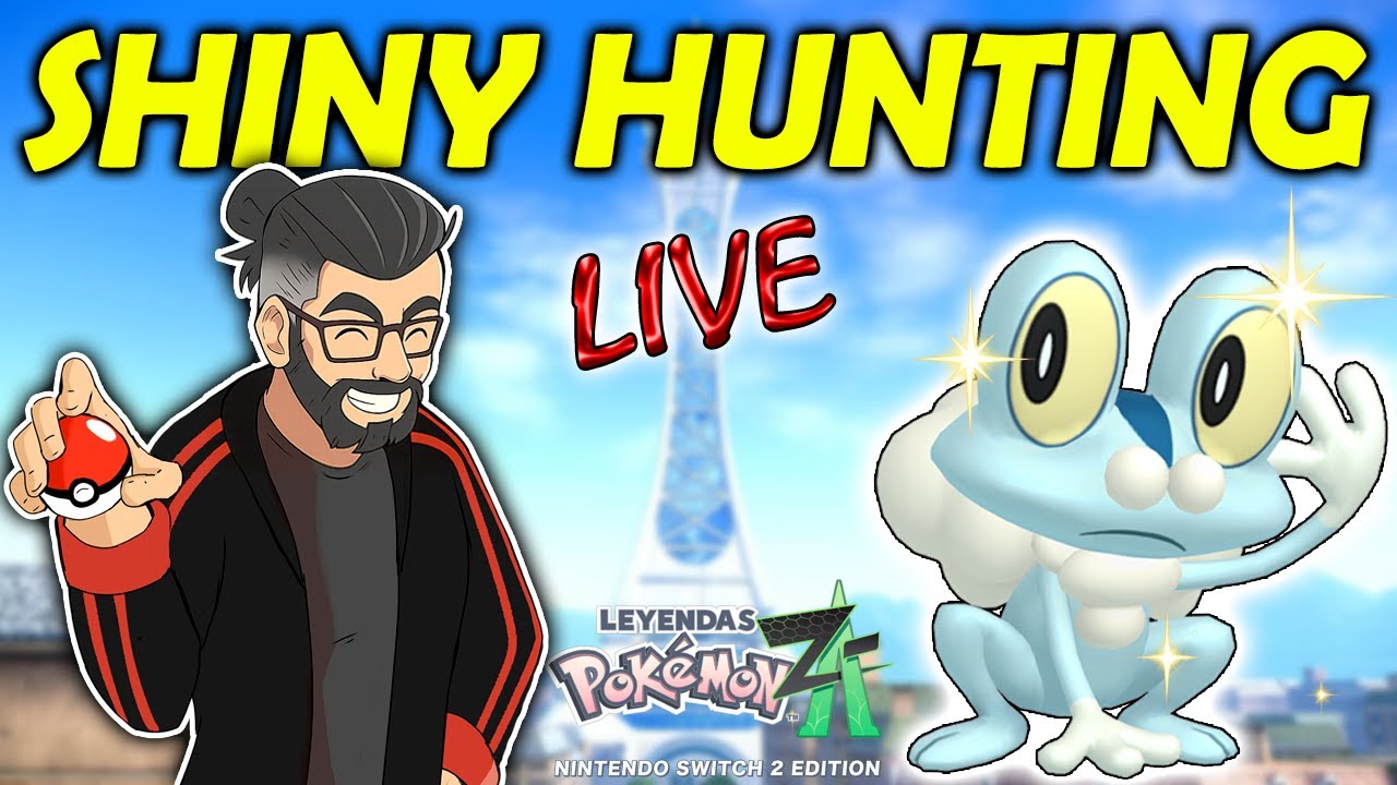 🔴 ✨ SHINY HUNTING ✨ DE FROAKIE EN POKÉMON LEGENDS Z-A | Noche 1