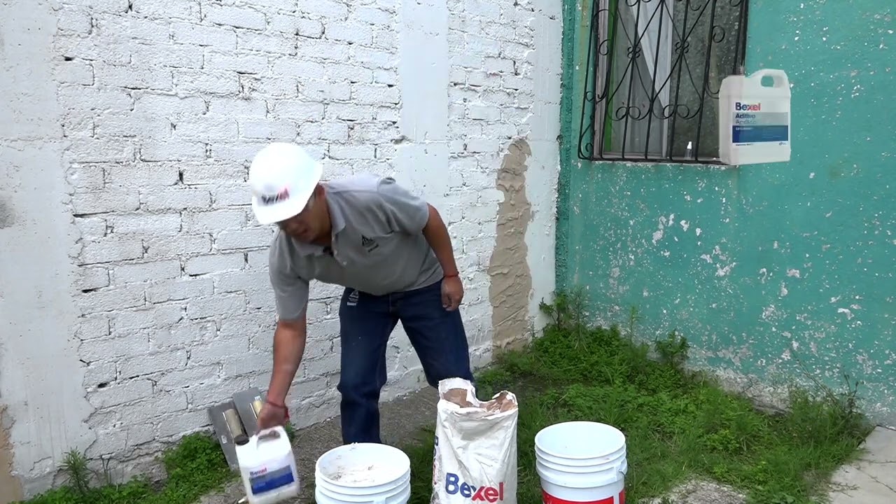 Muros RESISTENTES y SEGUROS solo con Estuco Aplomo de Bexel