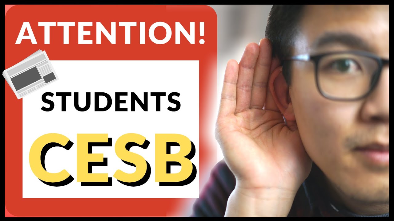 Canada Emergency Student Benefit CESB Explained - What Students Need To Know | Cerb For Students
