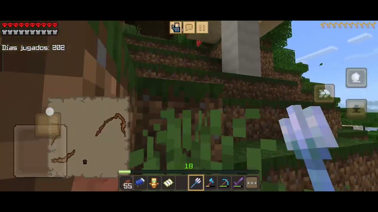 crafting and building gameplay 334. (dia 202). (muerte permanente).