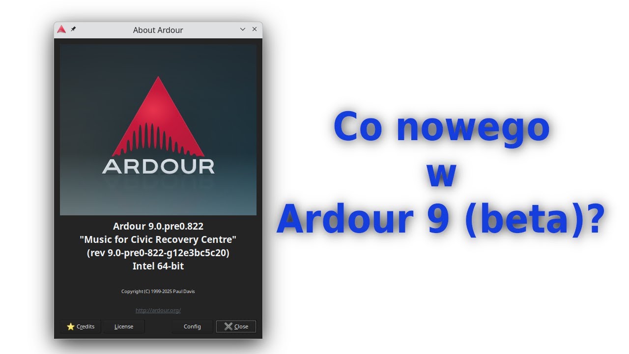 Co nowego w Ardour 9 (beta)?