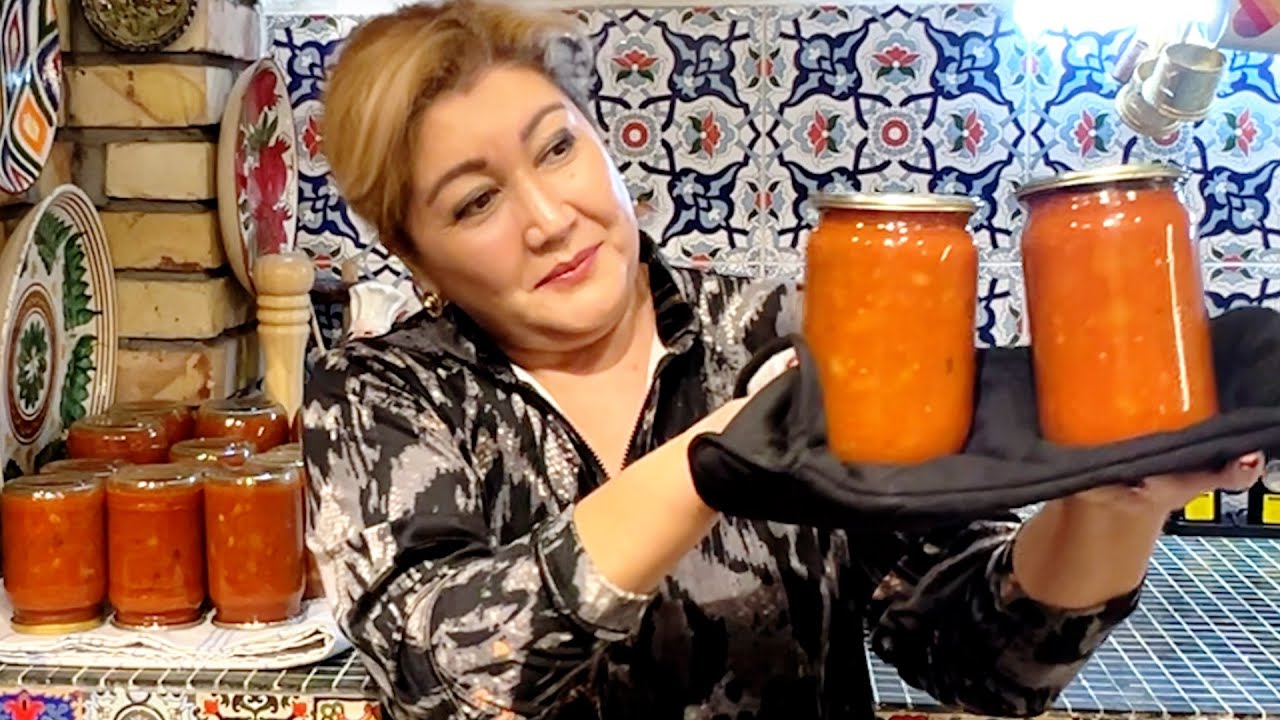 🍆🌶🍅🧄☘ЛОВИЯЛИК ЛЕЧО🔥БИР МАРТА КИЛСАНГИЗ😋ХАР ЙИЛИ КИЛАСИЗ!