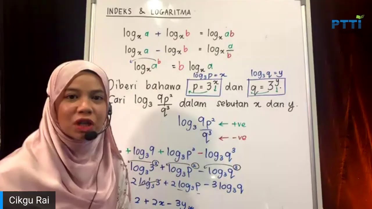 [LIVE] PTTI ADDMATH SPM - PENUKARAN ASAS LOGARITMA