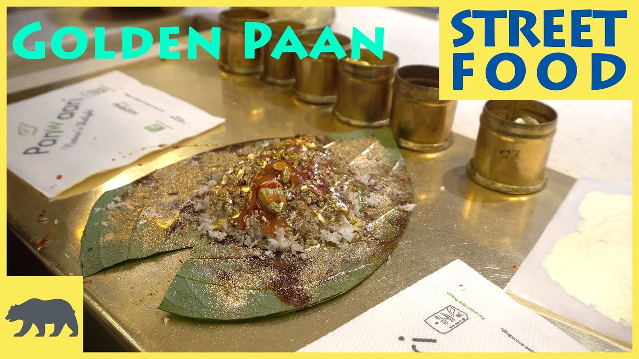 Expensive Panwaari Golden Paan with Real Gold Leaf