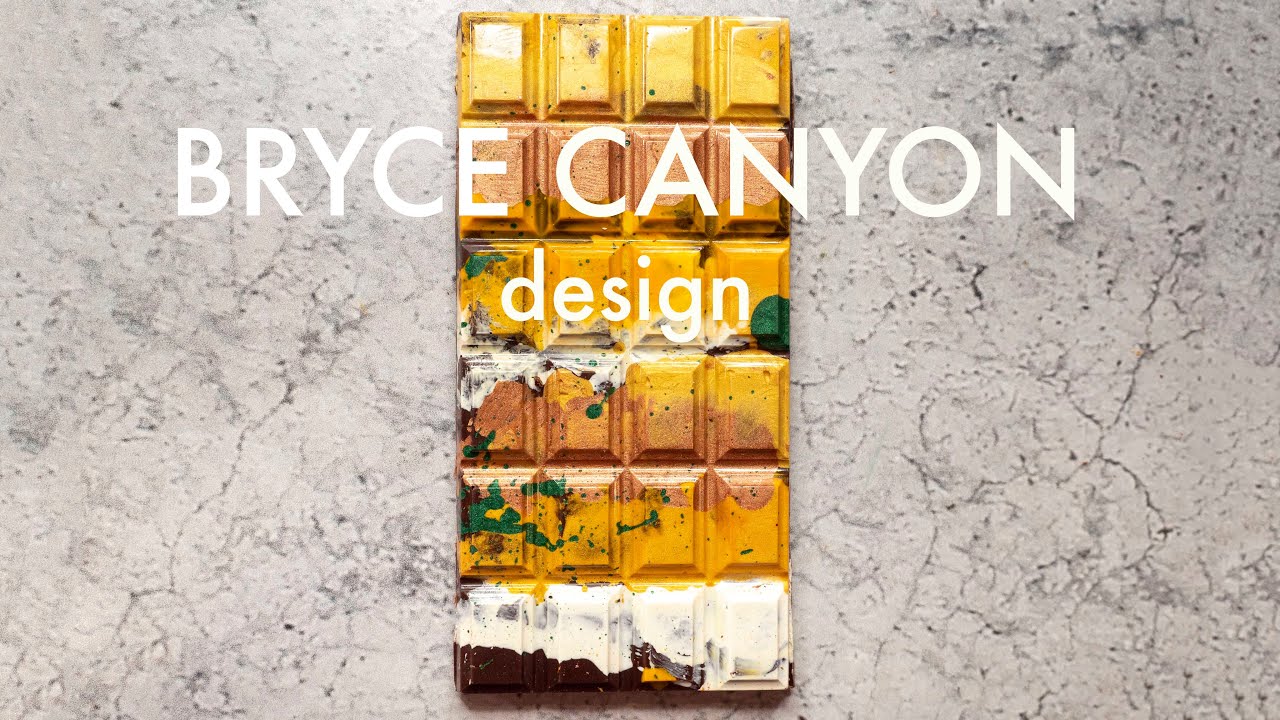 Bryce Canyon - colorful chocolate bar design