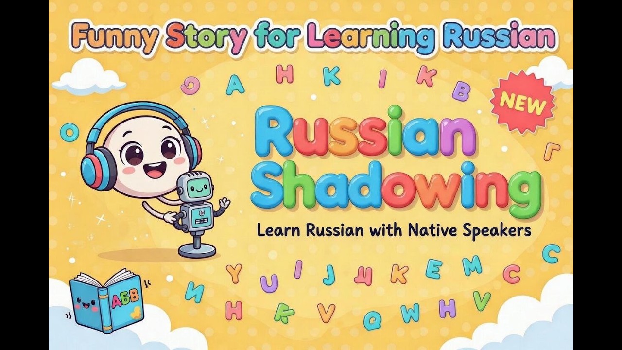 Learn Russian with Shadowing. My “New Life” Lasted 3 Minutes. Easy Russian Story