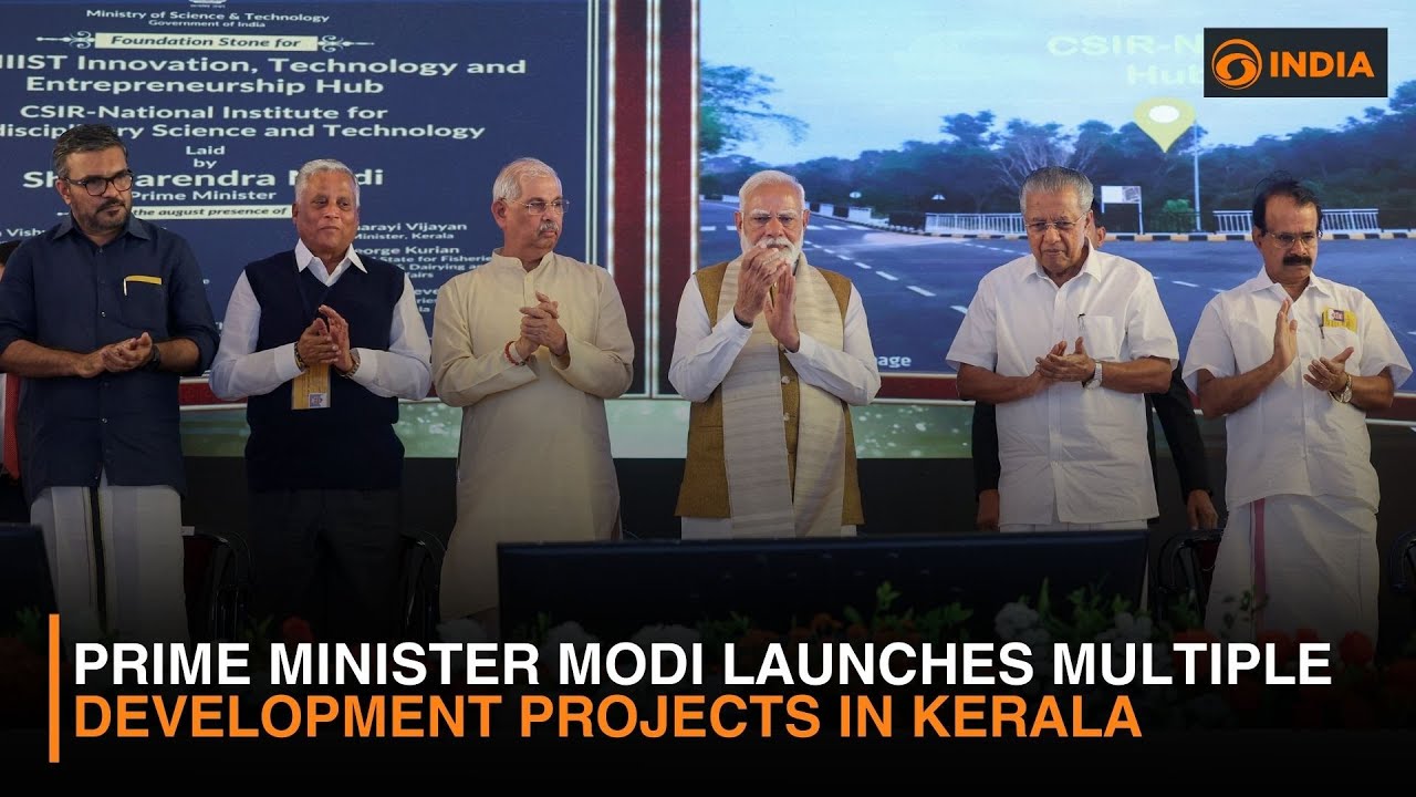 PM Modi Launches Multiple Development Projects in Kerala | Latest Updates | DD India News Hour