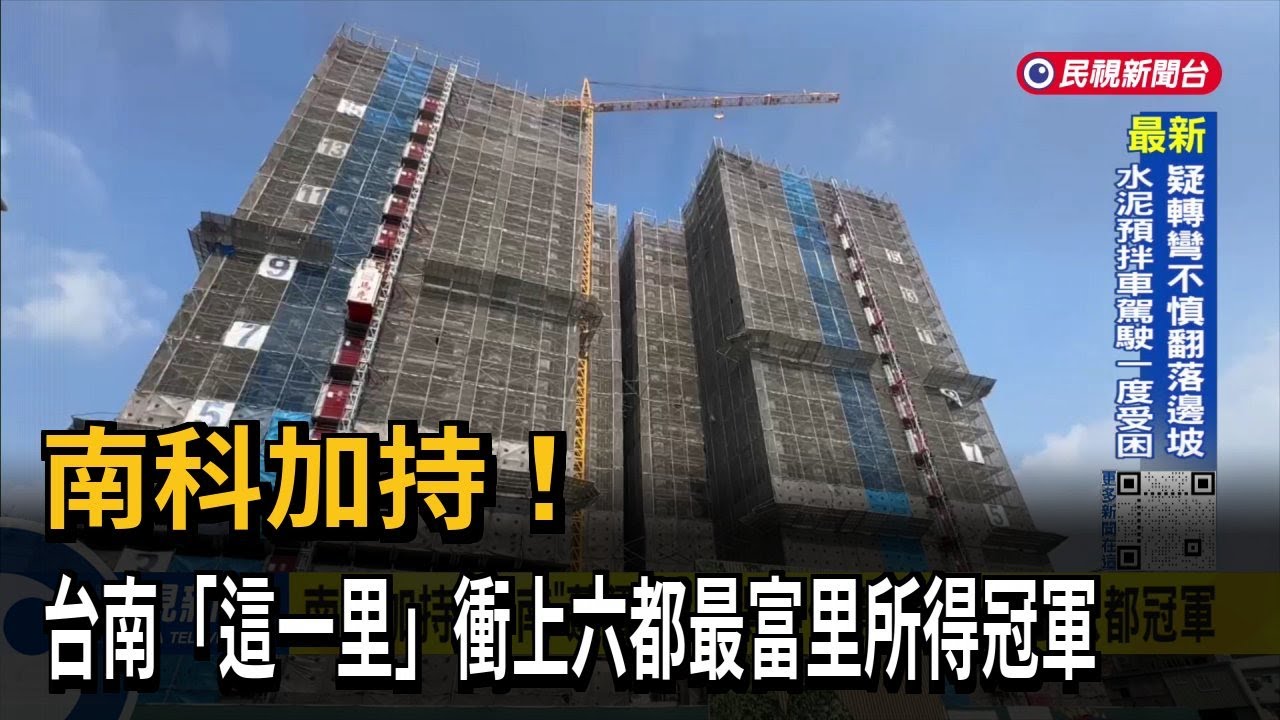 南科加持！　台南「這一里」衝上六都最富里所得冠軍－民視新聞