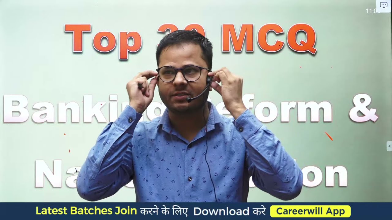 Top 30  MCQ || Banking Reforms & Nationalization || SSC/Banking/Railway/State Exams || Rashid Sir